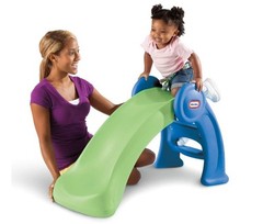 Little Tikes Junior Play Slide Green/Blue, 5 ft or less