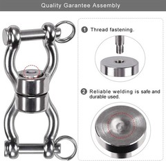 Durable 360° Silent Swing Swivel with Heavy Load Capacity for Versatile Use
