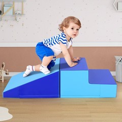 Step and Slide Climber for Infants and Toddlers Baby Soft Foam Structure Blocks