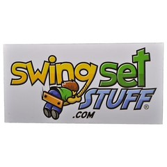 SWING SET STUFF COMMERCIAL RUBBER BELT SEAT BLUE playground fort outside 0124