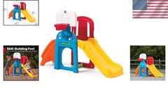 Multicolored Toddler Climber Playset with All-in-One Slide and Sports Activities