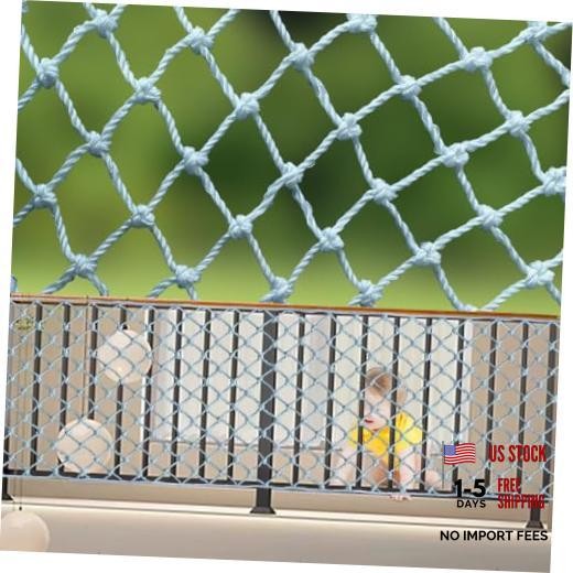 Stair Safety Net for Kids Rope Net Safety Netting for 3.28X1.64ft 6mm/8cm