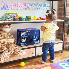 Delightful Kids Pod Swing with 16 Colors Remote | Soft Cotton & Safety Design
