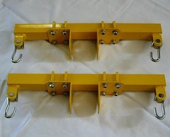 Swingset adjustable Glider brackets,play set brackets,swing set hangers,pair,GRN