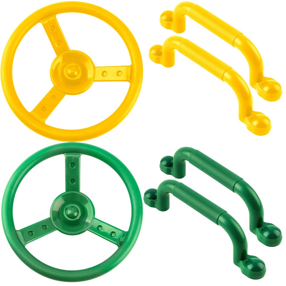 6 Pcs Playground Accessories Swingset Steering Wheel Plastic Pirate Steering …