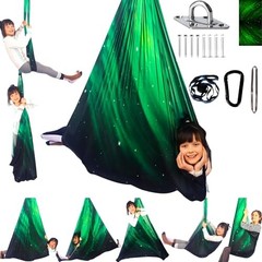 Sensory Swing for Kids Indoor and Outdoor Therapy Cuddle Swing Space Green