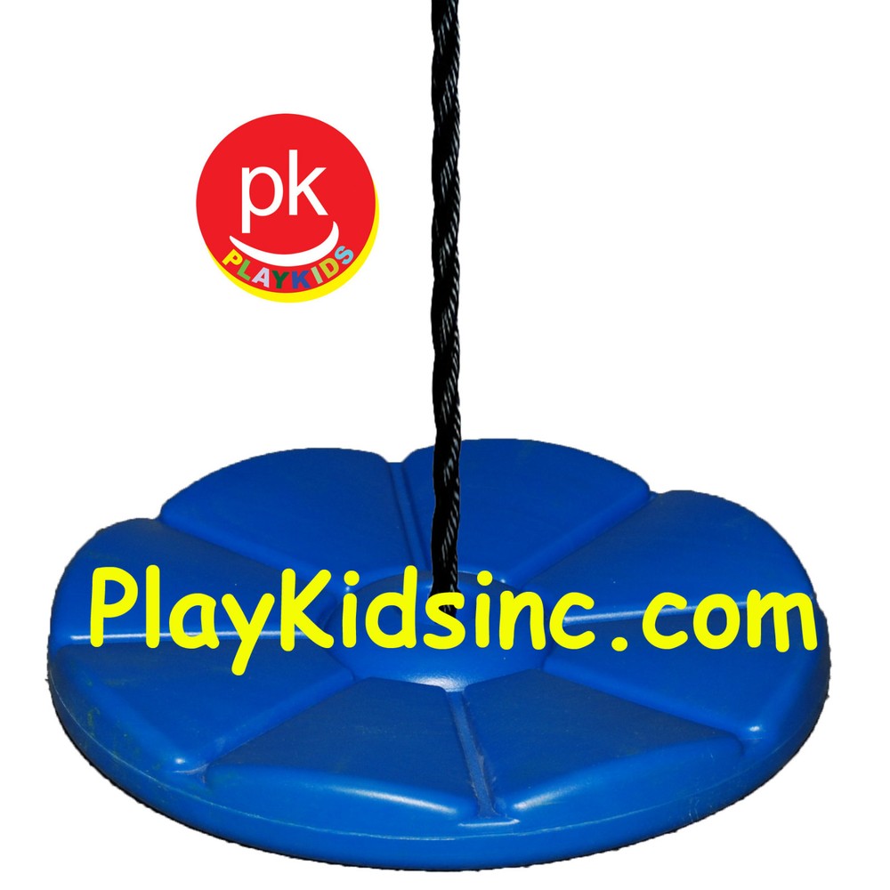 Swingset Play 15′ Roped Daisy Disc Disk playground backyard jungle gym Blue