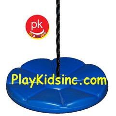 Swingset Play 15′ Roped Daisy Disc Disk playground backyard jungle gym Blue