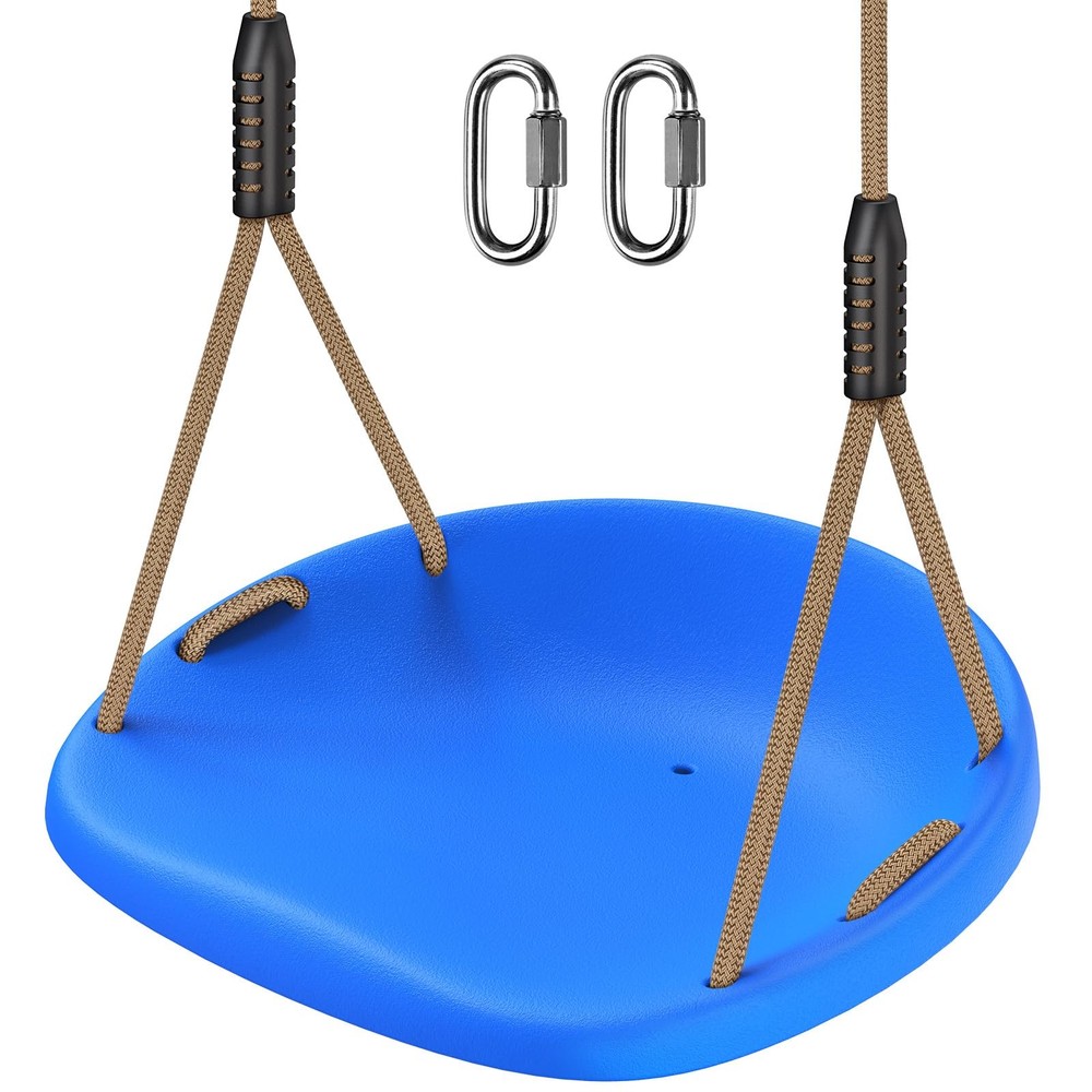 Heavy Duty Swing Seat for Adults Kids Tree Swing with Weather Proof Ropes Swi…