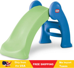 Little Tikes Junior Play Slide Green/Blue, 5 ft or less