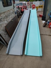 One size of each slide 8FT 10FT 12FT 14FT 18FT 22FT WATERS SLIDE FIBERGLASS
