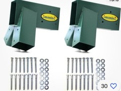 Eastern Jungle Gym Easy 1-2-3 A-Frame Two Bracket Kit w/ Mounting Hardware