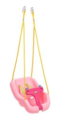 Little Tikes Snug ‘n Secure Pink Swing with Adjustable Straps, 2-in-1