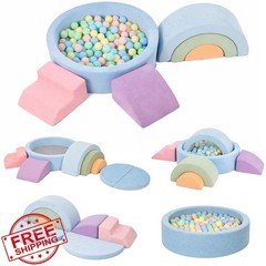 cossy 8pc Foam Climbing Blocks Ball Pit Toddler