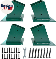 A-Frame Swing Brackets, 4X4 Base 4 Pcs (Inner Size 3.6″X3.6″) – Heavy Duty Swing