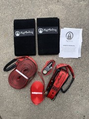 NEW Zen Monkey Slacklines Kit Complete Tightrope Set Tree Protectors Ratchets