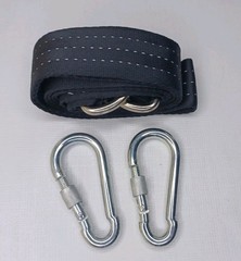 5 Foot Tree Swing Hanging Strap With 2 Carabiners