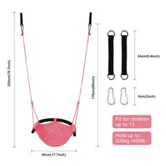 Swing Seat for Kids Heavy Duty Rope Play Secure Children Swing Set,Perfect fo…