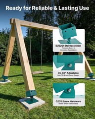VEVOR Swing Set Brackets 4 Pack Heavy Duty Leveling Hardware on Uneven Ground