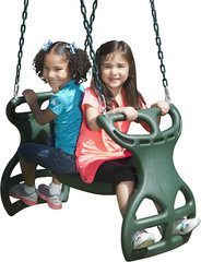 2-PERSON TANDEM SWING Heavy Duty with Coated Chains to Prevent Pinching