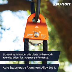 Ekat Micro Aluminum Side Swing Pulley, Backyard Zipline, Trolley