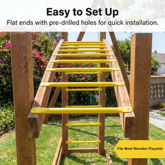 21 Inch Heavy Duty Metal Monkey Bar Rungs Kit – Replacement Ladder Rungs