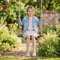 Wooden Swing Seat Nostalgic Outdoor Wood Swing for Kids Tree Swing for Adults US