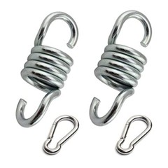 2Pcs Heavy Duty Spring Hammock Chair Spring Porch Swing Spring, 1100Lbs Capacity