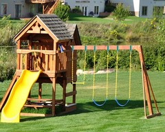 Hi Flame Heavy Duty Steel Swing Hangers for Wooden Sets Includes Snap Hooks. …