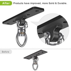 Heavy Duty Swing Hanger, Swing Set Accessorie with Carabiner for Indoor Outdo…