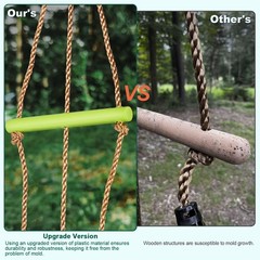 Kids Tree Swing with Monkey Bar Disc Swing Rope Swing Set Accessories Playground
