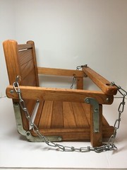 Wooden Baby Hanging Swing Seat Gym-Dandy GLIDER – RIDER 1970 Collector’s Item.