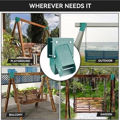 A-Frame Middle Swing Set Bracket Kit, Wood Swing Hardware for Outdoor Playground