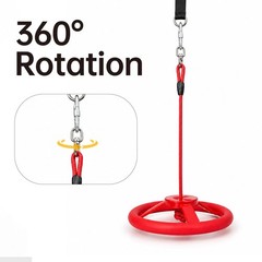 Ninja Twister Swing Spins Set – 360° Steering Wheel Design Slackline Attachme…