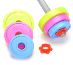 Adjustable Dumbrbell Toy Colorful Weight Set Kids