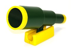 Large Green Plastic Telescope Swing Set Accessory for Outdoor Wooden Swing Set