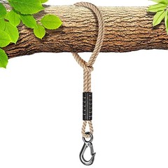 Tree Swing Rope, 19 inch, Hammock Tree Swing Hanging Strap, 19″ Off-White