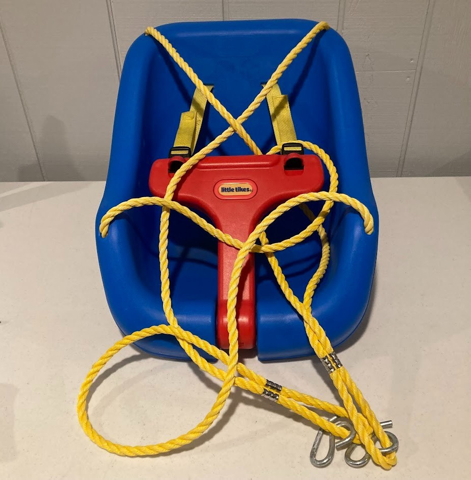 LITTLE TIKES 2-in-1 Snug & Secure SWING High-Back Safety for Baby & Toddler