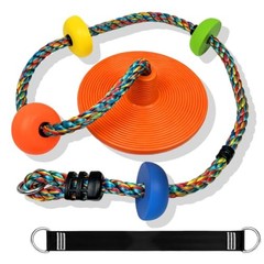 Tree Swing for Kids,disc Swing,Climbing Rope Tree Kids Swing with Orange