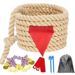 40 Feet Tug of War Rope for Kids and Adults, Outdoor Games Summer Outdoors Ya…