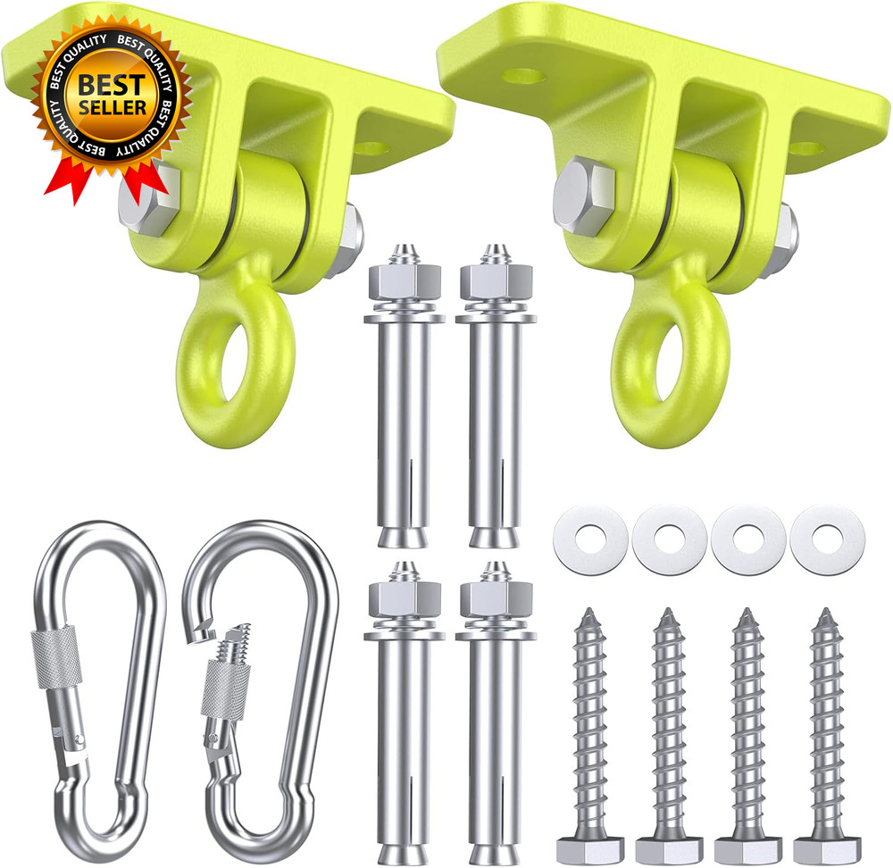 Swing Hangers for Wooden Sets Pack of 2 Heavy Duty Swingset Hardware Locking