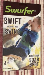 Swurfer Swift Maple Classic Wood Tree Disc Swing for Kids SW-SMS