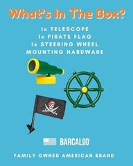 Playground Equipment Bundle Set with Kids Pirate Telescope, Pirate Set Green