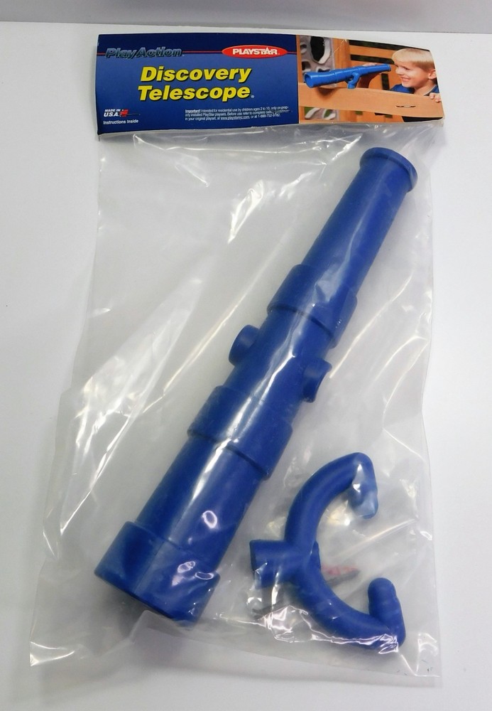 PlayStar Playset Add-On Accessory Discovery Telescope NEW 2004 Blue PS 7832 Fort