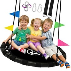 Saucer Swing for Kids & Adults, 900lbs Weight Capacity Heavy Duty Tree 48 Inch