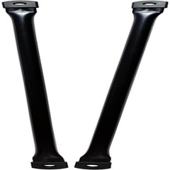 30 /76Cm Garden Swing Replacement Bars Matte Black Metal round Rods for Hanging