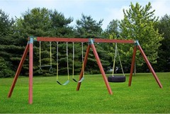 Easy 1-2-3 90° A-Frame Swing Set Bracket Heavy Duty for Ez, Simple Install – …