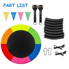 40″ Saucer Swing,Waterproof Fabric Tree Swing for Kids,Indoor Outdoor Play Set