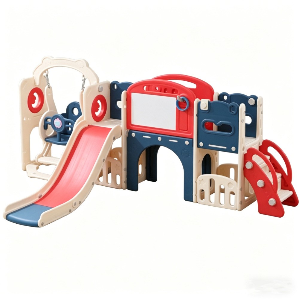 12 in 1 Toddler Slide and Swing Set, Toddlers 1-3,Kids Playset for Toddlers