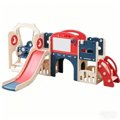 12 in 1 Toddler Slide and Swing Set, Toddlers 1-3,Kids Playset for Toddlers